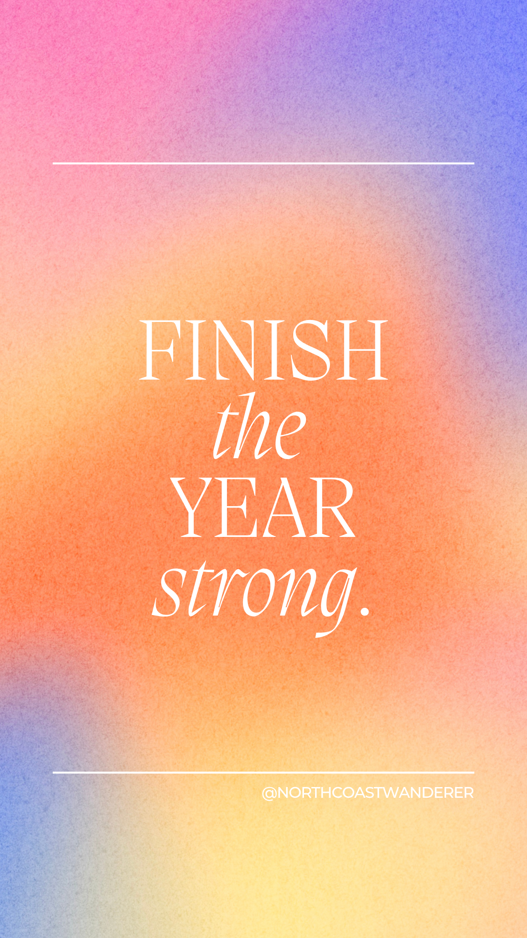 Finishing Strong in 2023